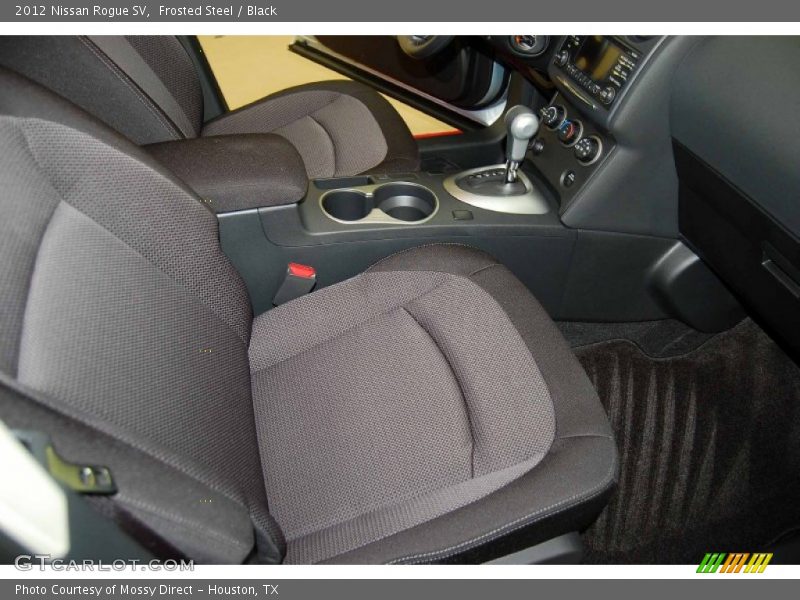 Frosted Steel / Black 2012 Nissan Rogue SV