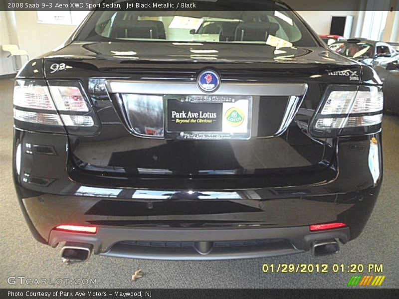 Jet Black Metallic / Black 2008 Saab 9-3 Aero XWD Sport Sedan