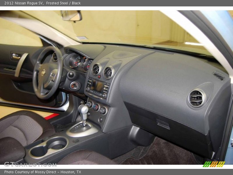 Frosted Steel / Black 2012 Nissan Rogue SV