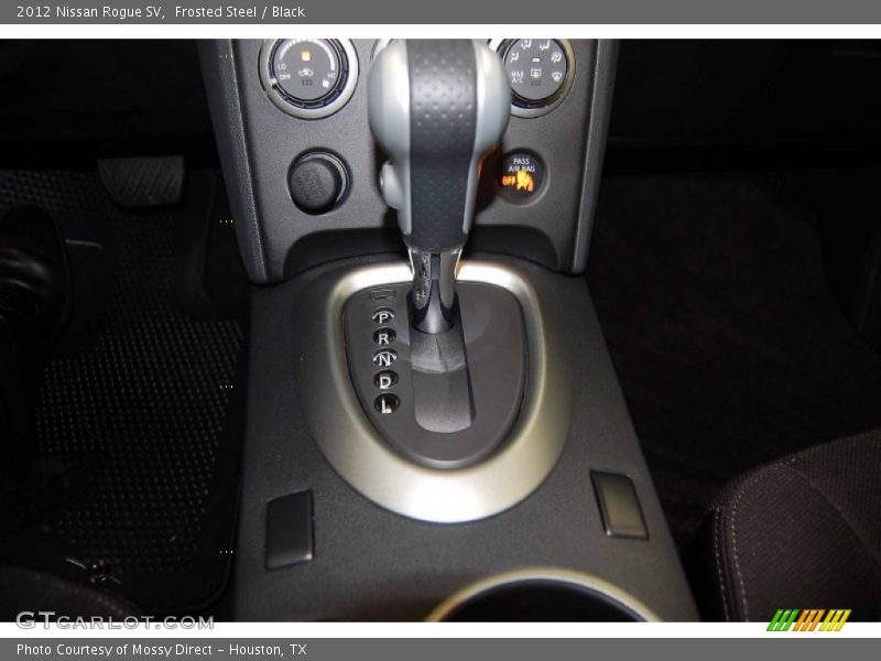Frosted Steel / Black 2012 Nissan Rogue SV