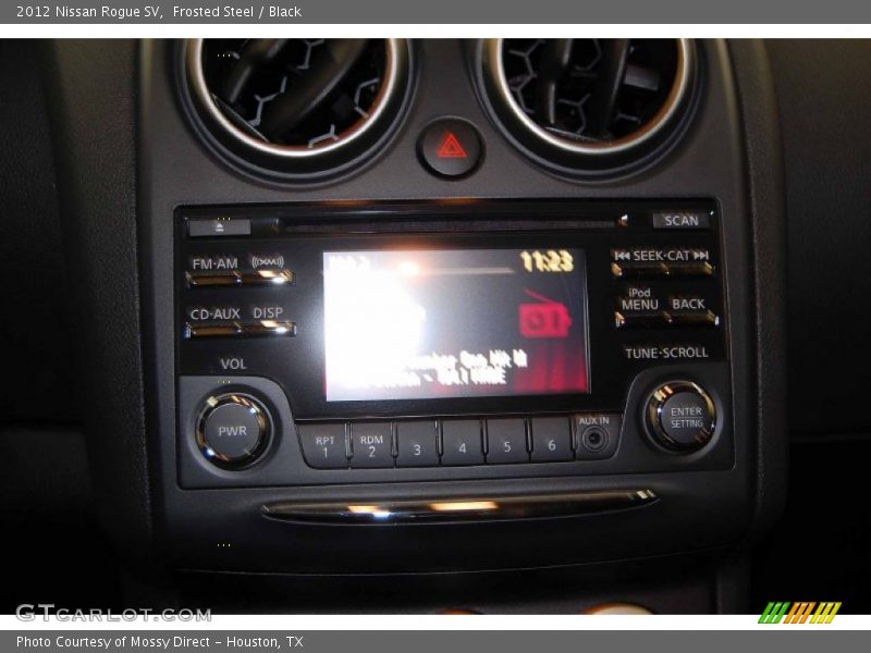 Frosted Steel / Black 2012 Nissan Rogue SV