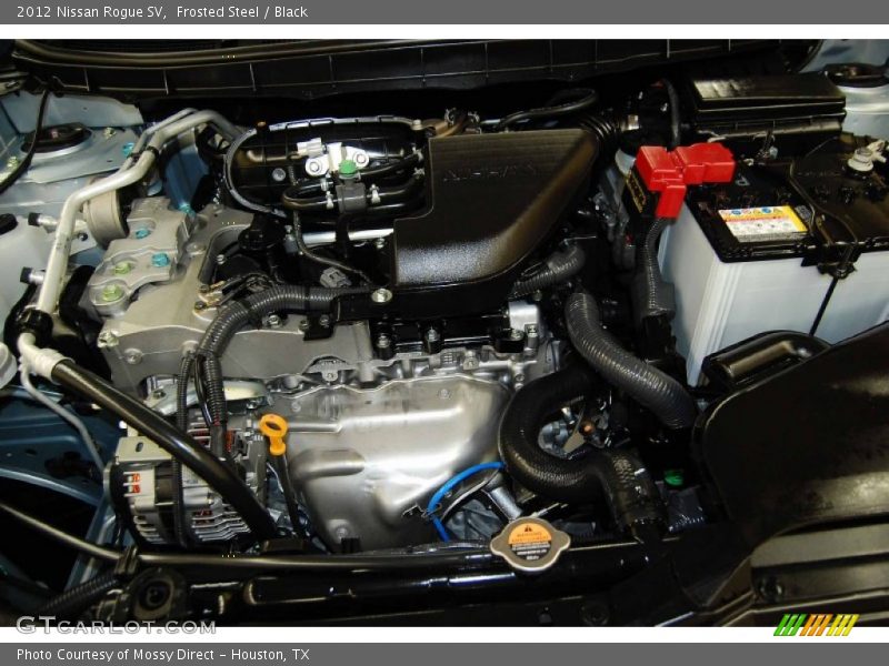 Frosted Steel / Black 2012 Nissan Rogue SV