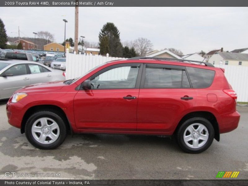 Barcelona Red Metallic / Ash Gray 2009 Toyota RAV4 4WD