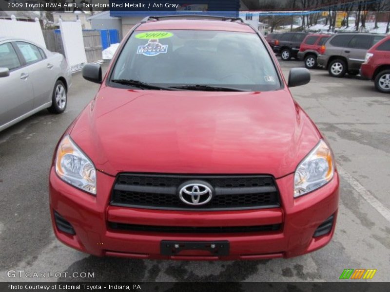 Barcelona Red Metallic / Ash Gray 2009 Toyota RAV4 4WD