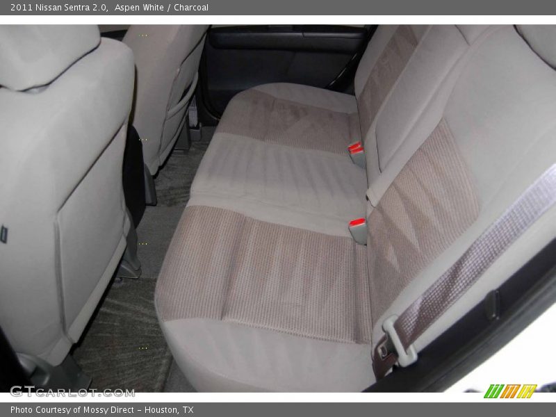 Aspen White / Charcoal 2011 Nissan Sentra 2.0