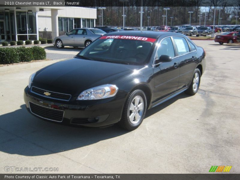 Black / Neutral 2010 Chevrolet Impala LT