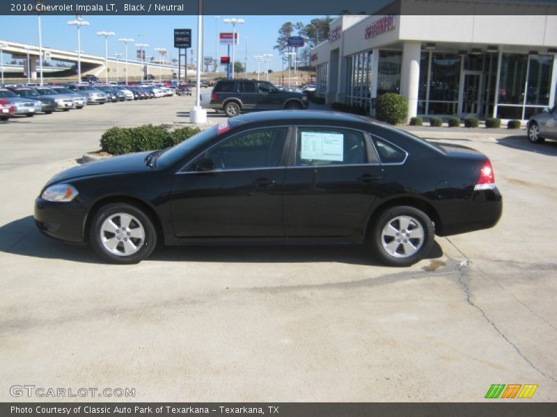 Black / Neutral 2010 Chevrolet Impala LT