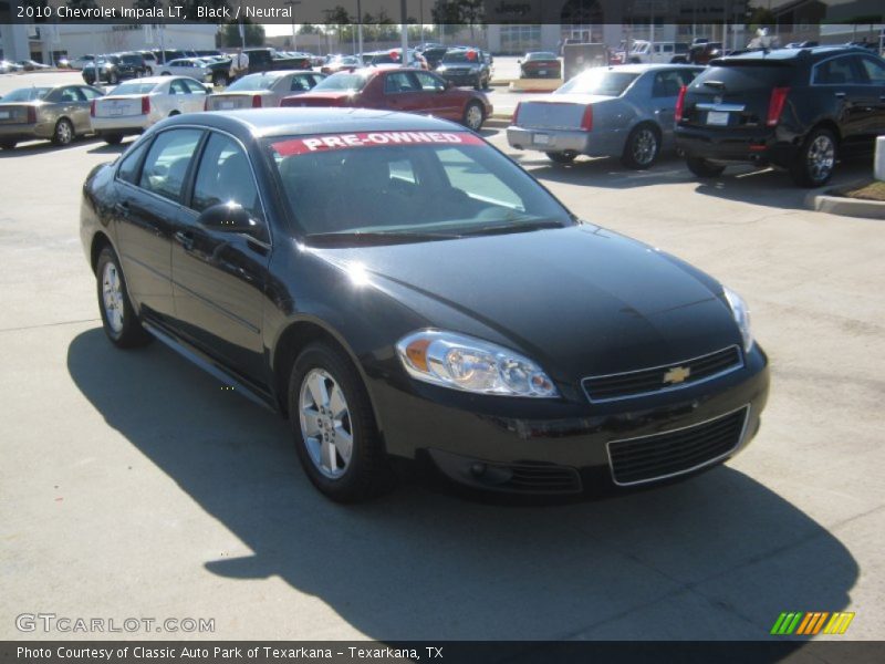 Black / Neutral 2010 Chevrolet Impala LT