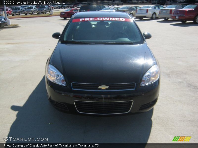 Black / Neutral 2010 Chevrolet Impala LT