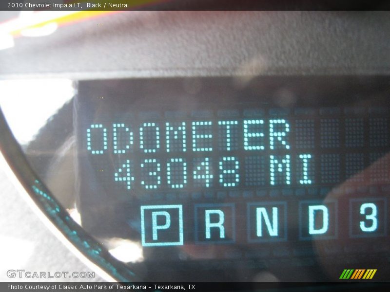 Black / Neutral 2010 Chevrolet Impala LT