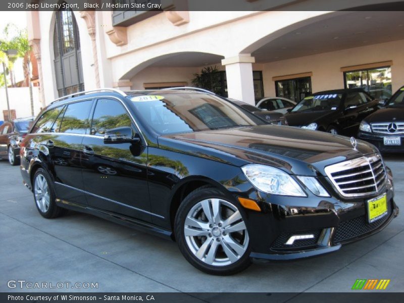 Black / Medium Slate Gray 2006 Jeep Liberty Sport