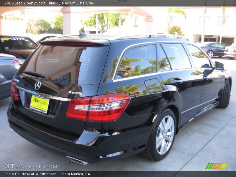 Black / Medium Slate Gray 2006 Jeep Liberty Sport