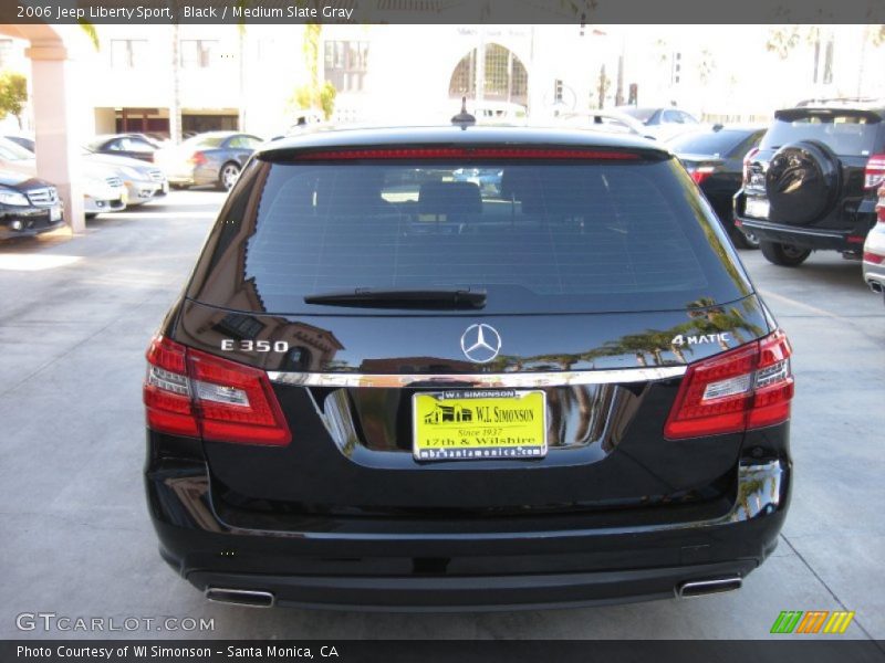Black / Medium Slate Gray 2006 Jeep Liberty Sport