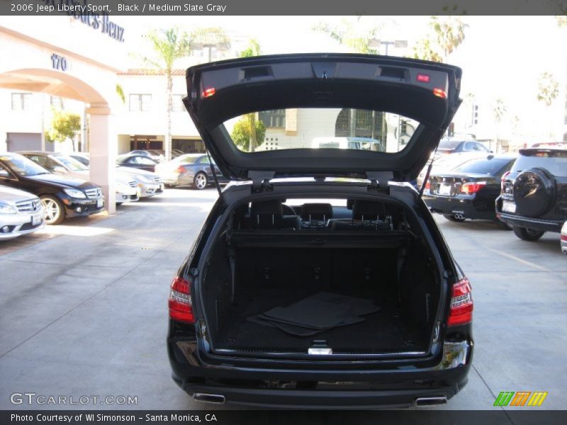 Black / Medium Slate Gray 2006 Jeep Liberty Sport