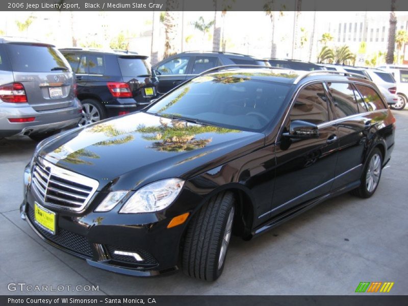Black / Medium Slate Gray 2006 Jeep Liberty Sport