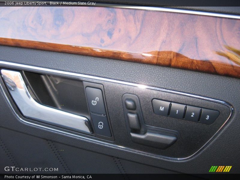 Black / Medium Slate Gray 2006 Jeep Liberty Sport