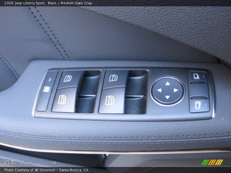 Black / Medium Slate Gray 2006 Jeep Liberty Sport