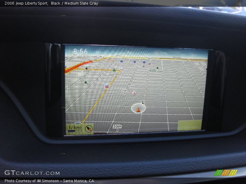 Black / Medium Slate Gray 2006 Jeep Liberty Sport