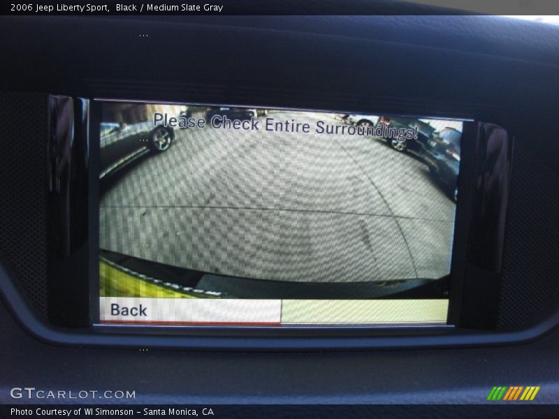 Black / Medium Slate Gray 2006 Jeep Liberty Sport