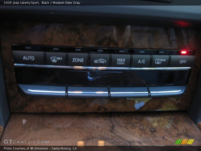 Black / Medium Slate Gray 2006 Jeep Liberty Sport