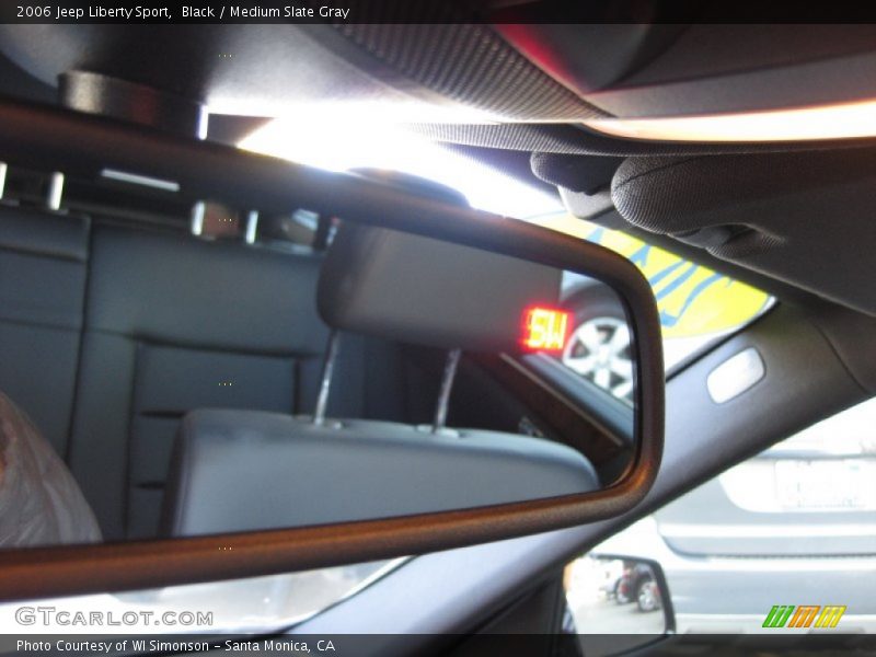 Black / Medium Slate Gray 2006 Jeep Liberty Sport
