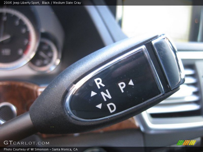 Black / Medium Slate Gray 2006 Jeep Liberty Sport