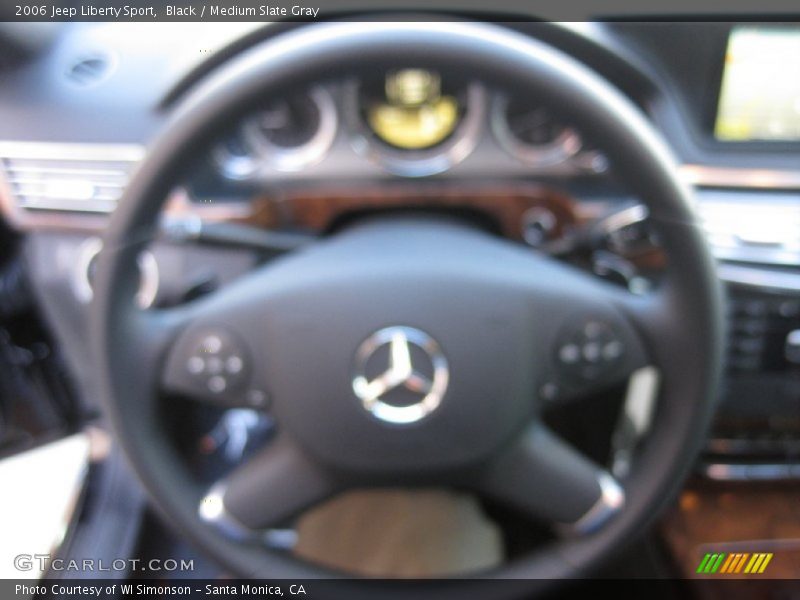 Black / Medium Slate Gray 2006 Jeep Liberty Sport