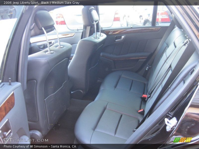 Black / Medium Slate Gray 2006 Jeep Liberty Sport