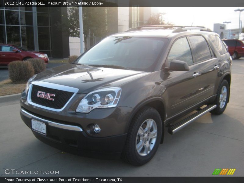 Medium Brown Metallic / Ebony 2012 GMC Acadia SLE