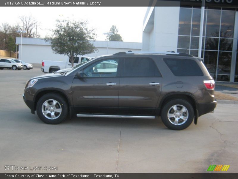 Medium Brown Metallic / Ebony 2012 GMC Acadia SLE
