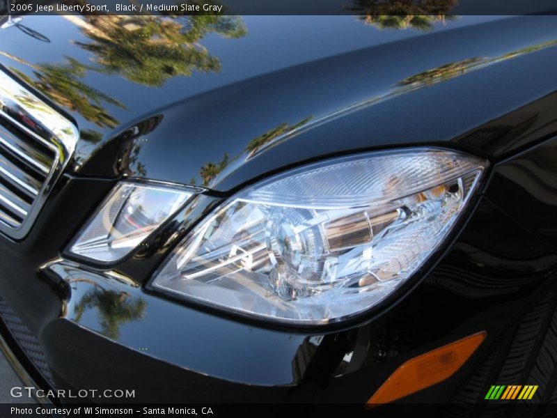 Black / Medium Slate Gray 2006 Jeep Liberty Sport