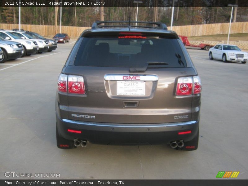 Medium Brown Metallic / Ebony 2012 GMC Acadia SLE