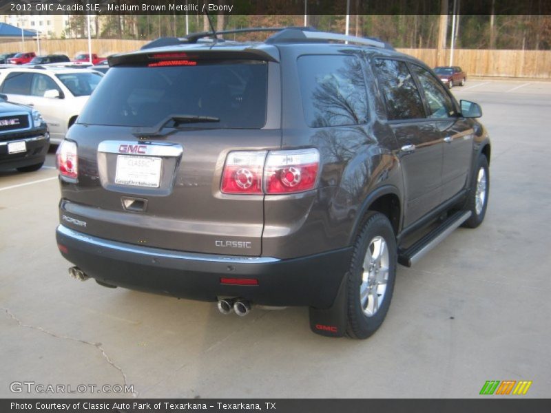 Medium Brown Metallic / Ebony 2012 GMC Acadia SLE