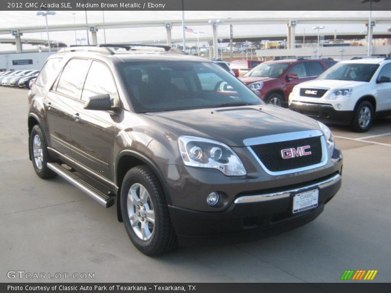 Medium Brown Metallic / Ebony 2012 GMC Acadia SLE