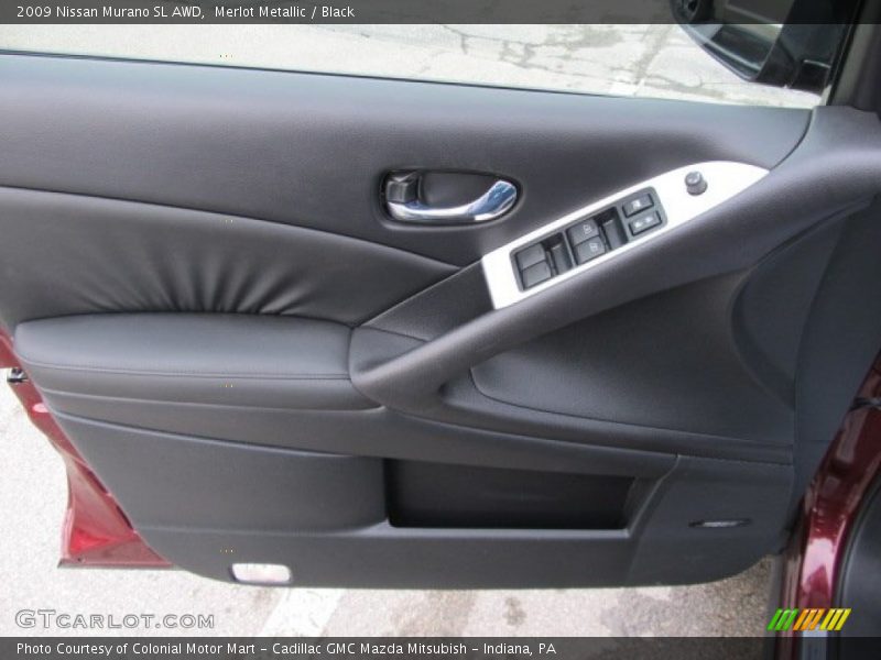 Merlot Metallic / Black 2009 Nissan Murano SL AWD
