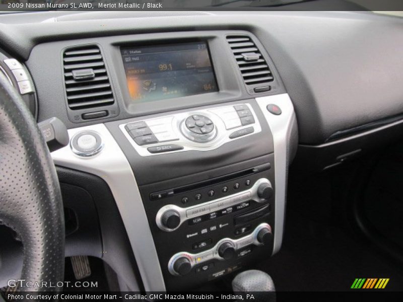 Merlot Metallic / Black 2009 Nissan Murano SL AWD