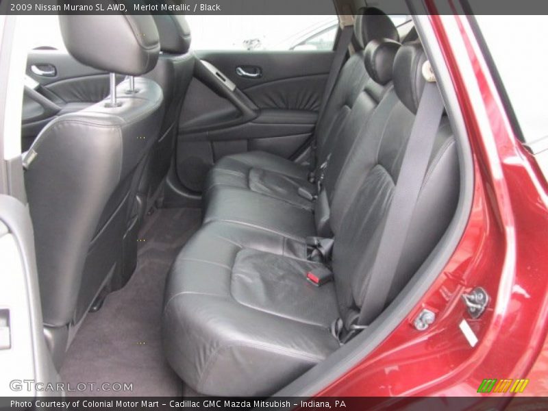 Merlot Metallic / Black 2009 Nissan Murano SL AWD