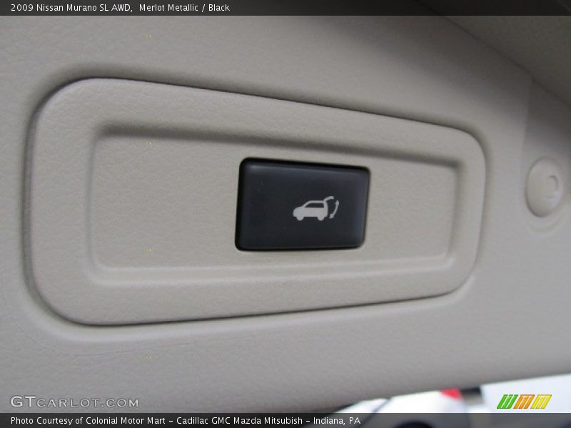 Merlot Metallic / Black 2009 Nissan Murano SL AWD