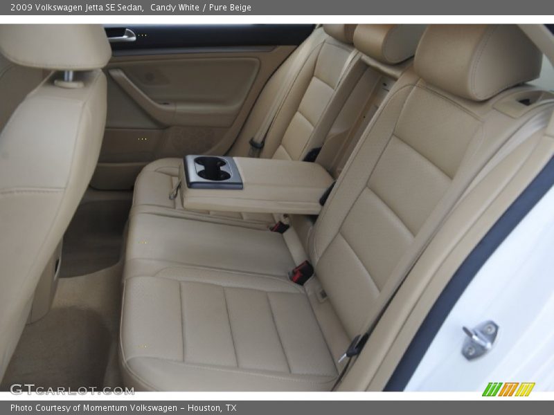 Candy White / Pure Beige 2009 Volkswagen Jetta SE Sedan