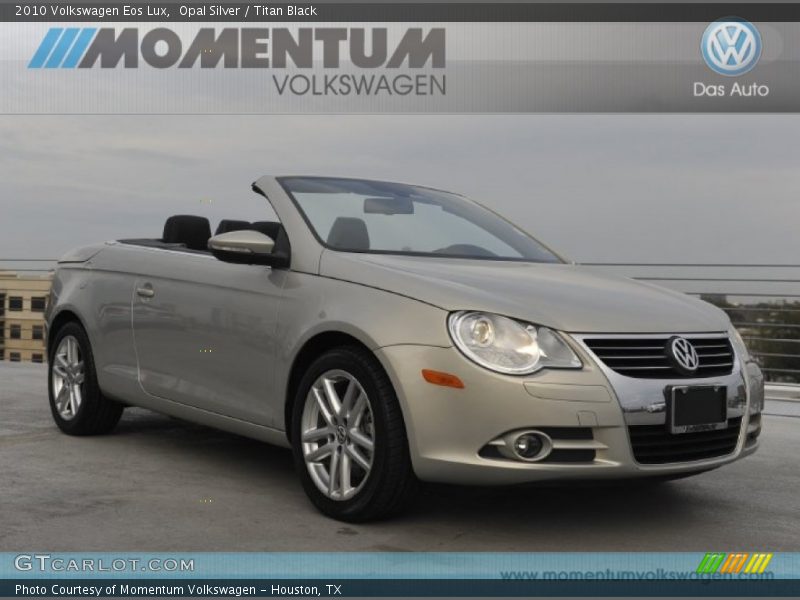 Opal Silver / Titan Black 2010 Volkswagen Eos Lux