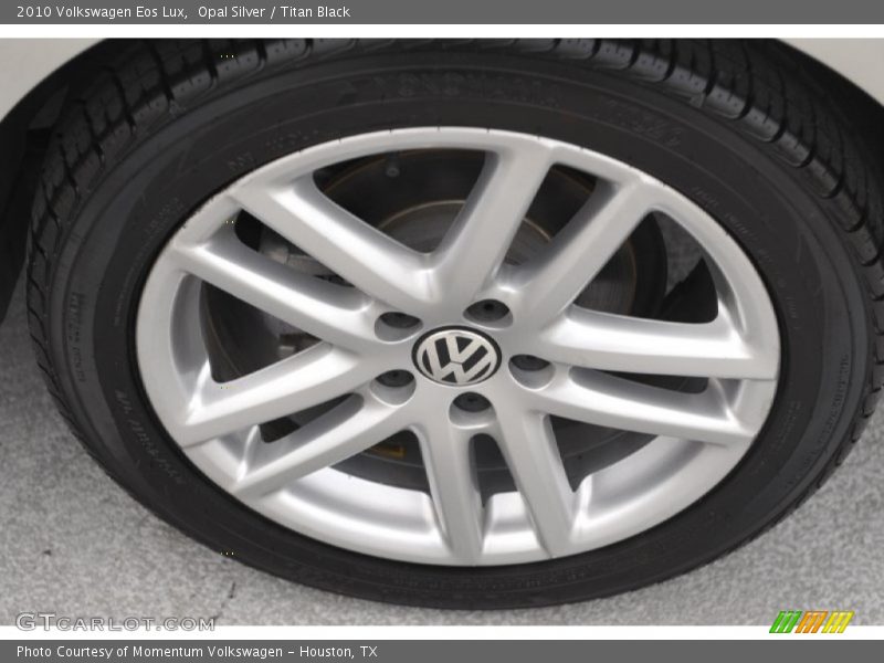 Opal Silver / Titan Black 2010 Volkswagen Eos Lux