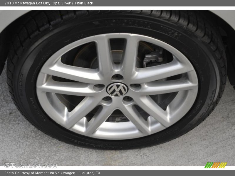 Opal Silver / Titan Black 2010 Volkswagen Eos Lux