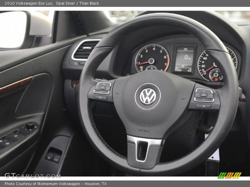 Opal Silver / Titan Black 2010 Volkswagen Eos Lux