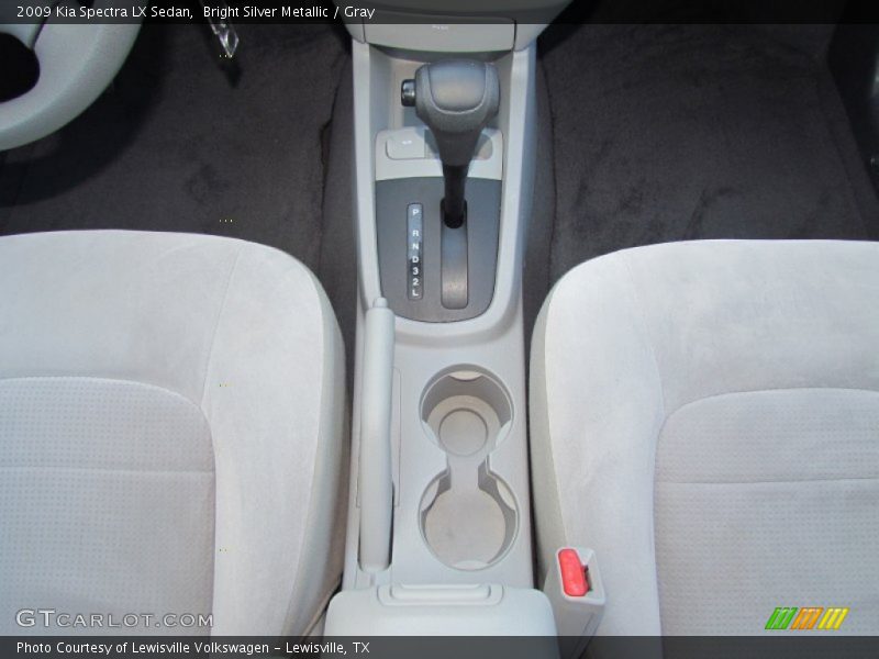 Bright Silver Metallic / Gray 2009 Kia Spectra LX Sedan