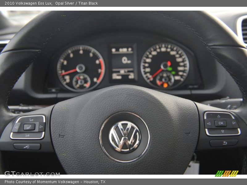 Opal Silver / Titan Black 2010 Volkswagen Eos Lux