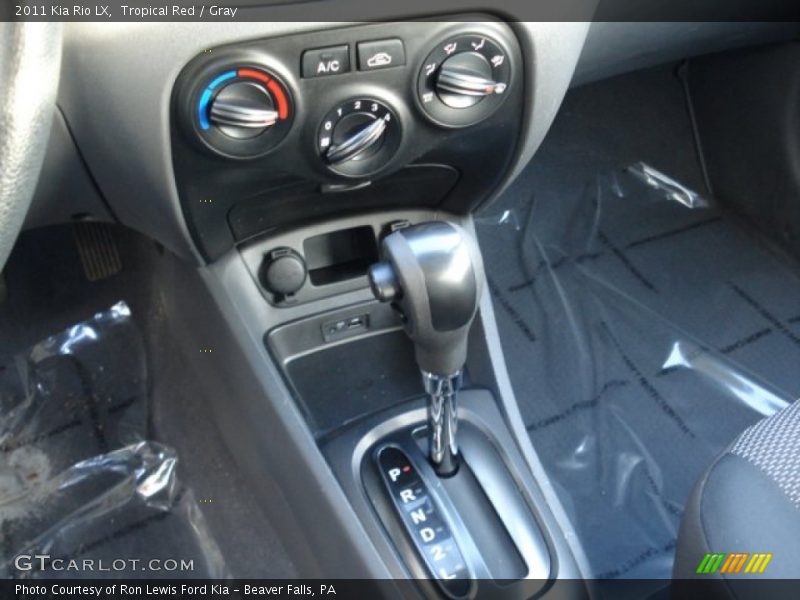 Tropical Red / Gray 2011 Kia Rio LX