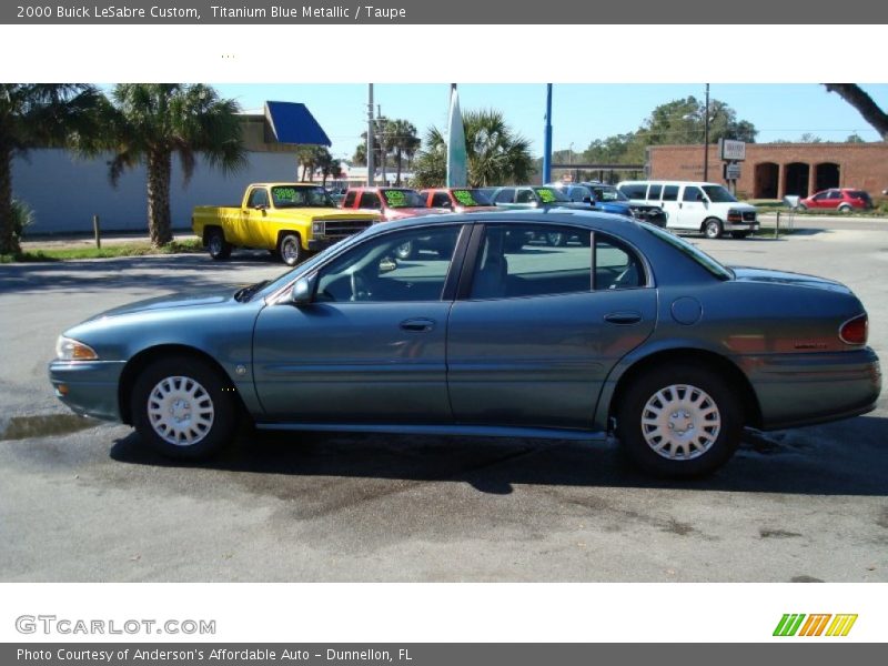 Titanium Blue Metallic / Taupe 2000 Buick LeSabre Custom