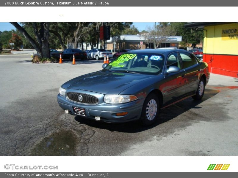 Titanium Blue Metallic / Taupe 2000 Buick LeSabre Custom