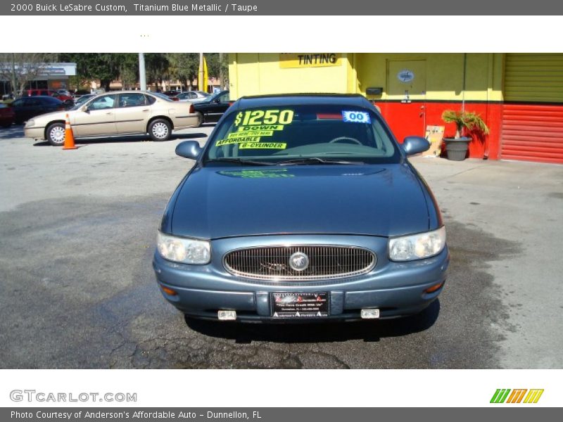 Titanium Blue Metallic / Taupe 2000 Buick LeSabre Custom