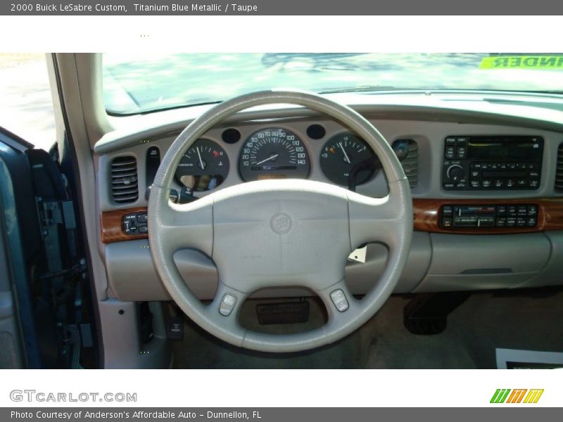 Titanium Blue Metallic / Taupe 2000 Buick LeSabre Custom